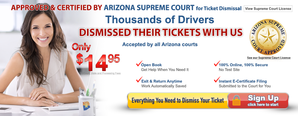 Arizona approved defensive driving online